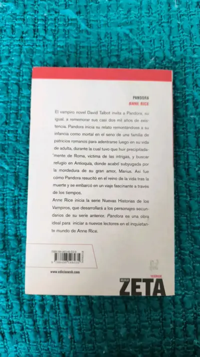 Libro 'Pandora' de Anne Rice en buen estado - miniatura 2