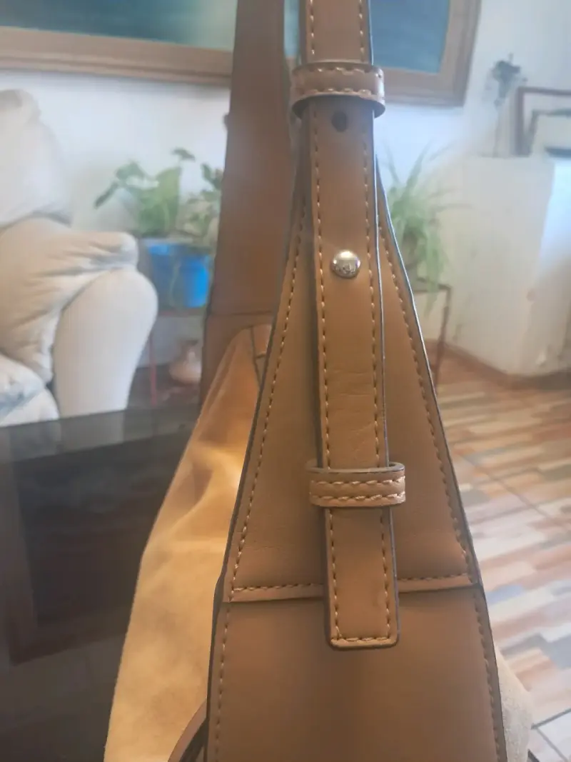 Cartera de Cuero Camel "Mango" - 3