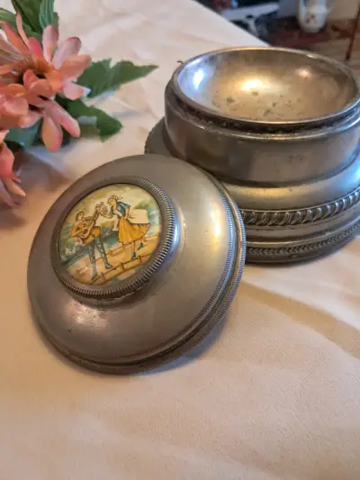 Joyero musical "WINDSOR PLAQUÉ vintage - miniatura 1
