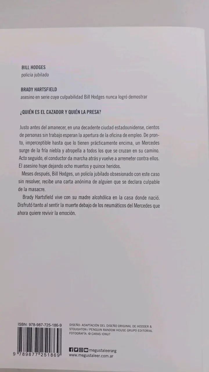 Libro Mr. Mercedes de Stephen King - 2