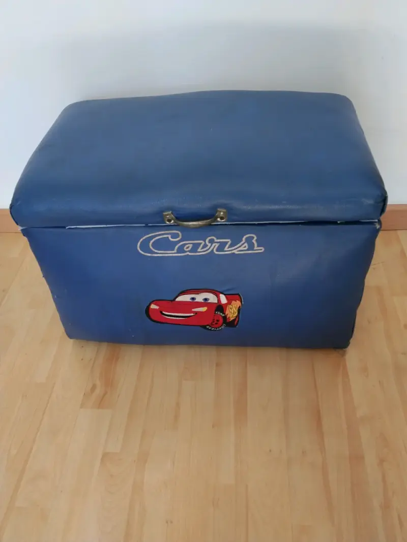 Baúl organizador infantil Cars azul - 1