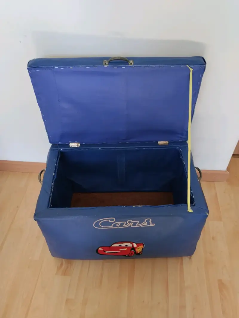 Baúl organizador infantil Cars azul - 2