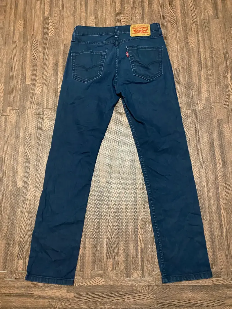 Jeans Levi's 511 W29 L30 Slim Fit Azul Oscuro - 2