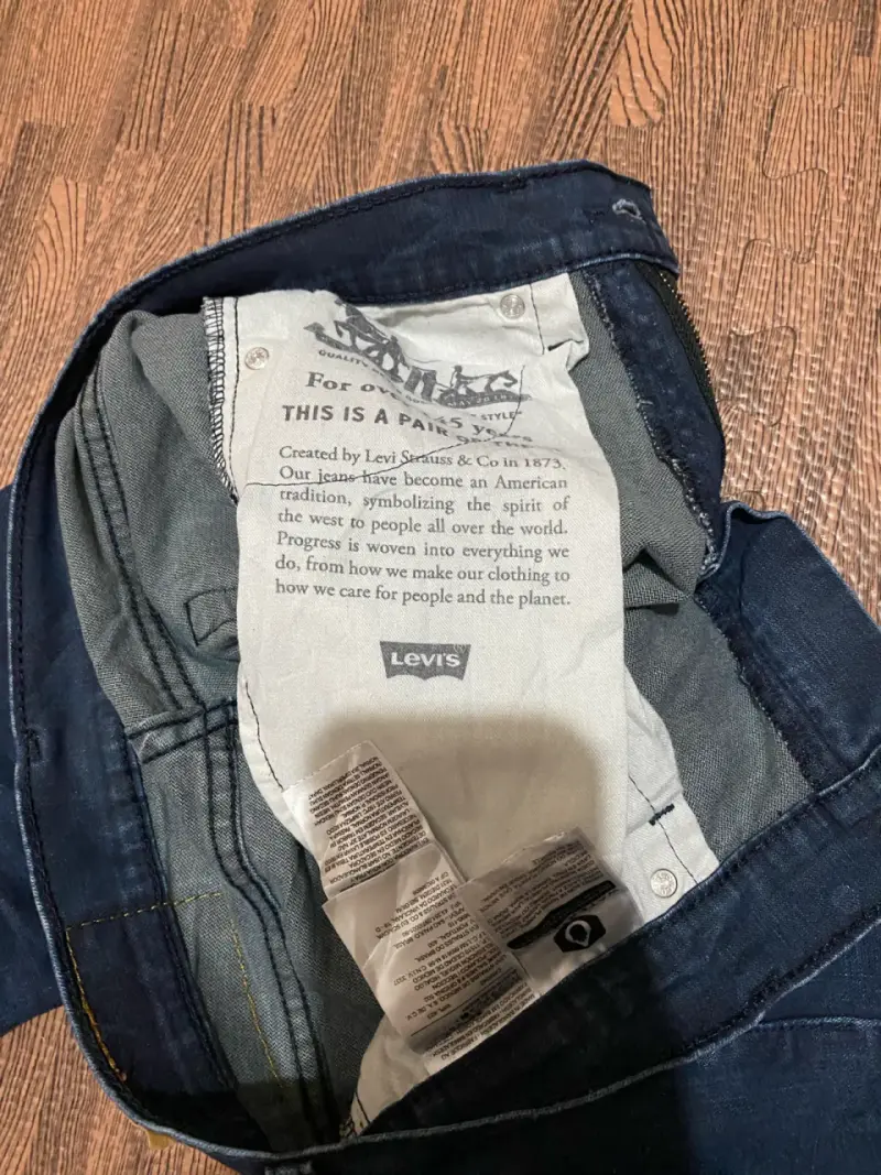 Jeans Levi's 511 W29 L30 Slim Fit Azul Oscuro - 4