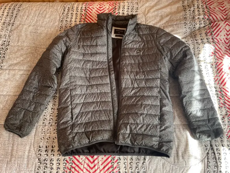 Chaqueta acolchada gris para hombre - 2