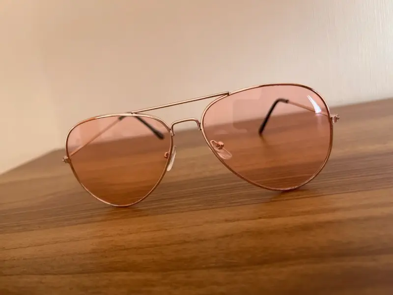 Gafas de sol rosa mujer tipo aviador Itlay Design - 6
