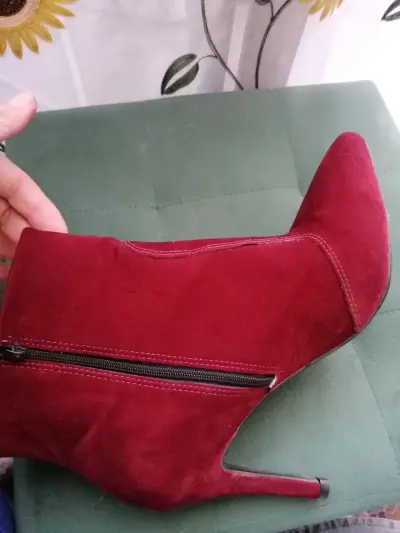 Botines de tacón alto burdeo Vizzano - miniatura 3