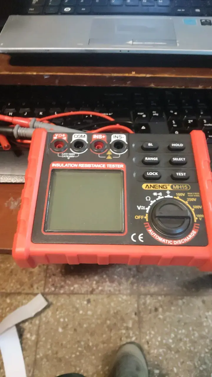 Tester de Resistencia de Aislamiento ANENG MH15 - 1