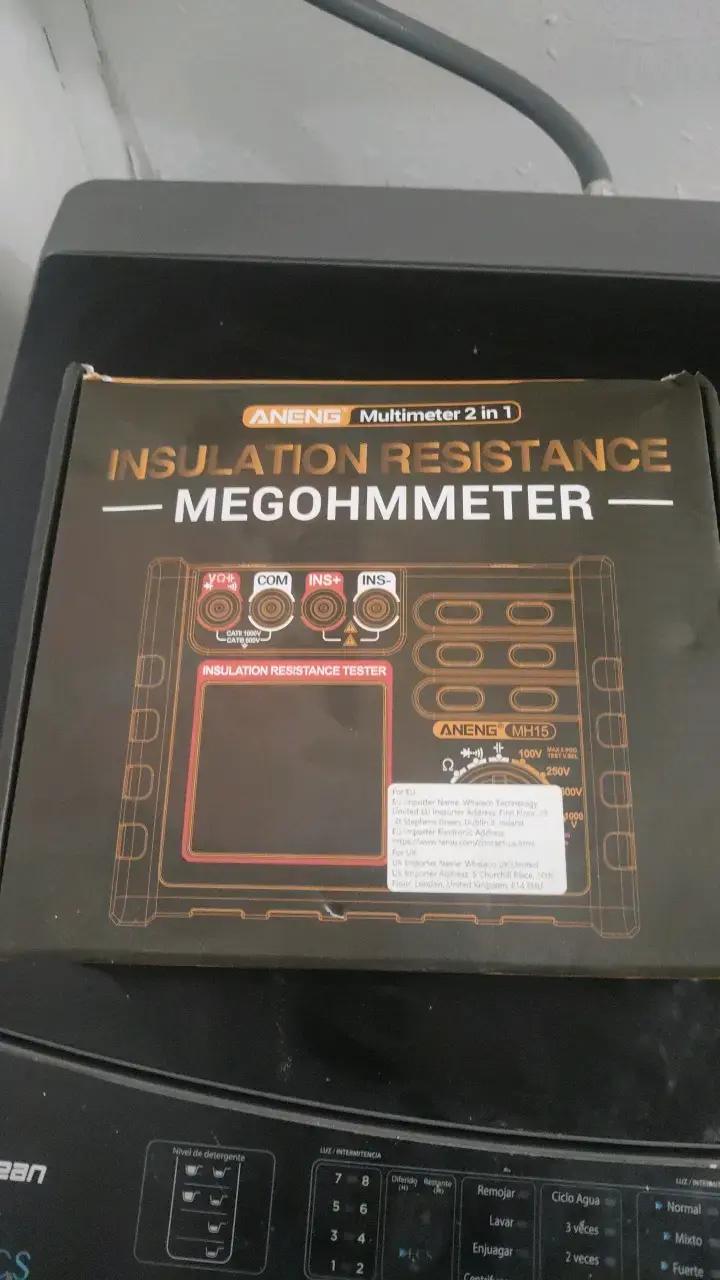 Tester de Resistencia de Aislamiento ANENG MH15 - 2