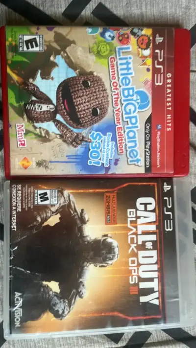 Juegos PS3 LittleBigPlanet y Call of Duty Black Ops III - miniatura 1