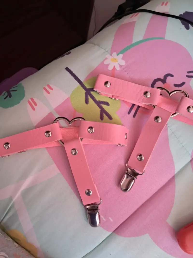 ligueros rosados corazón 2x $4.000 nuevos - 3