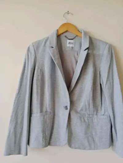 Blazer gris claro para mujer marca ASH - miniatura 1