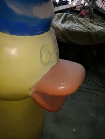 Juego mecánico infantil de pato amarillo - miniatura 1