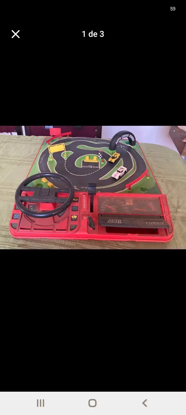 Juego de carreras Auto Cross Turbo vintage - 1