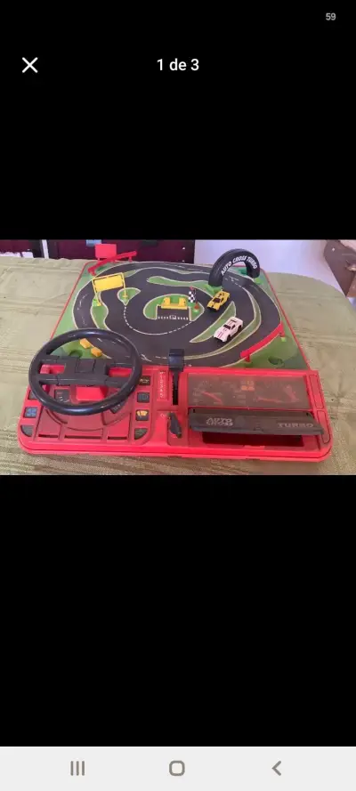 Juego de carreras Auto Cross Turbo vintage - miniatura 1