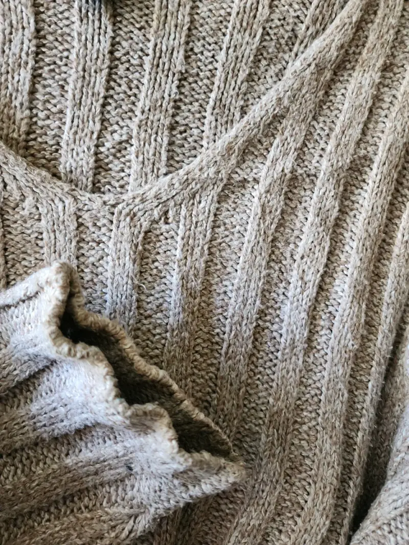 Suéter de punto beige Forever 21 para mujer - 3