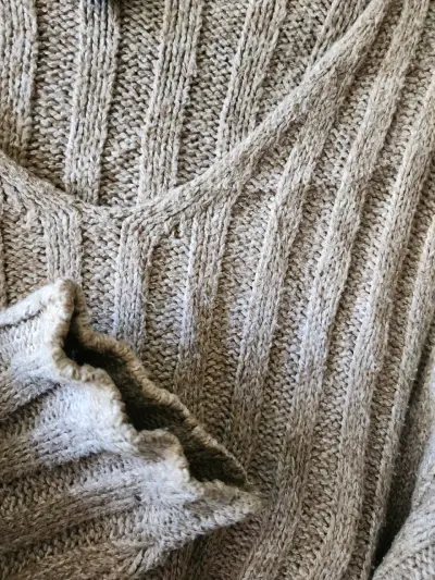 Suéter de punto beige Forever 21 para mujer - miniatura 3