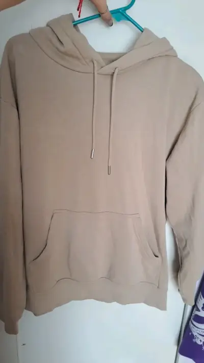 Polerón beige con capucha H&M - miniatura 1