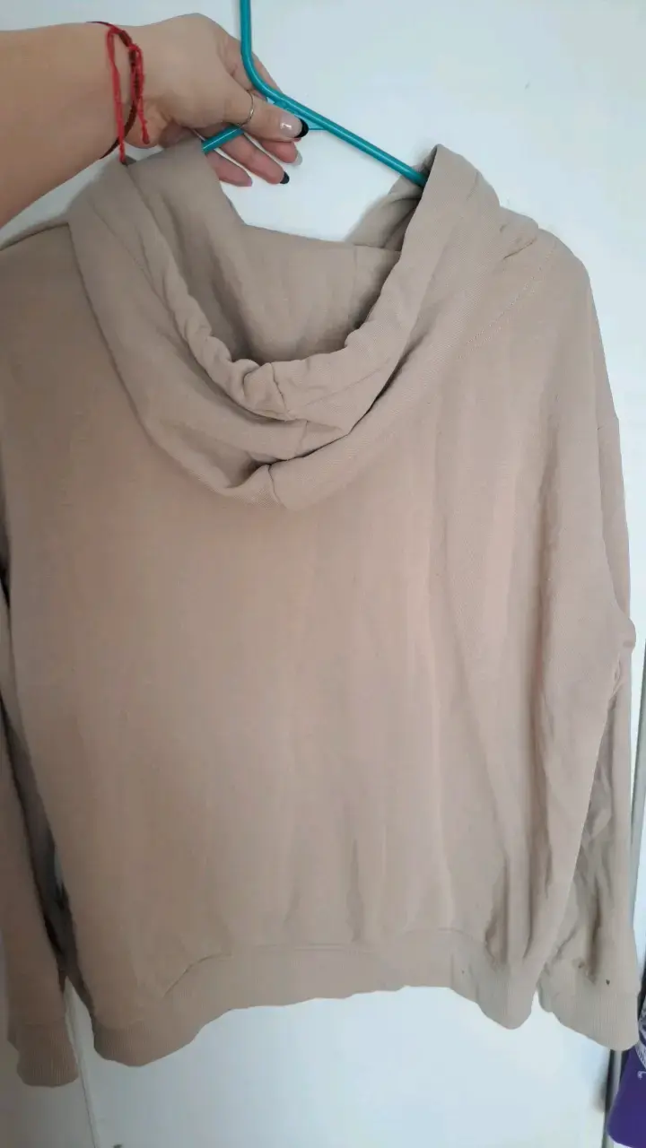 Polerón beige con capucha H&M - 2