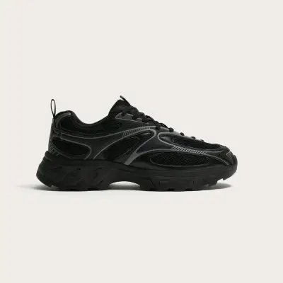 Zapatillas deportivas negras unisex - miniatura 1