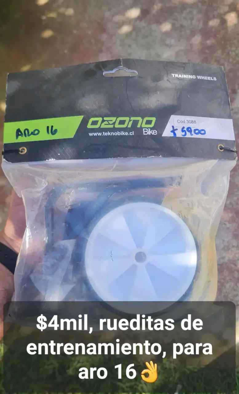 Ruedas de entrenamiento Ozono para aro 16