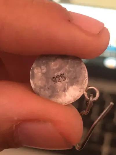 Aros colgantes de plata 925 con turquesa - miniatura 3