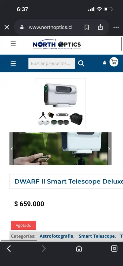 Telescopio inteligente DwarfLab 2  con accesorios - miniatura 5