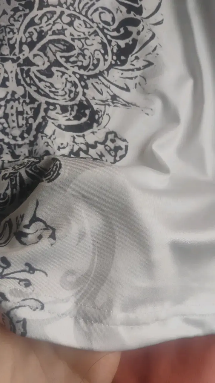 Polera blanca y2k - 3