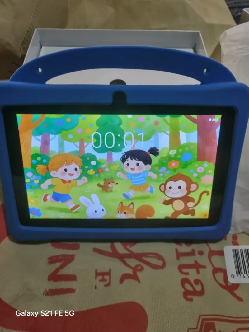 Tablet infantil NUEVA con funda protectora azul - 3