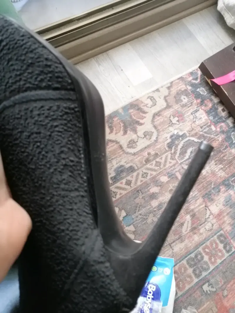 Botines de tacón negro Evoque talla 40 - 5