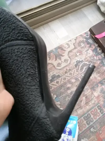 Botines de tacón negro Evoque talla 40 - miniatura 5