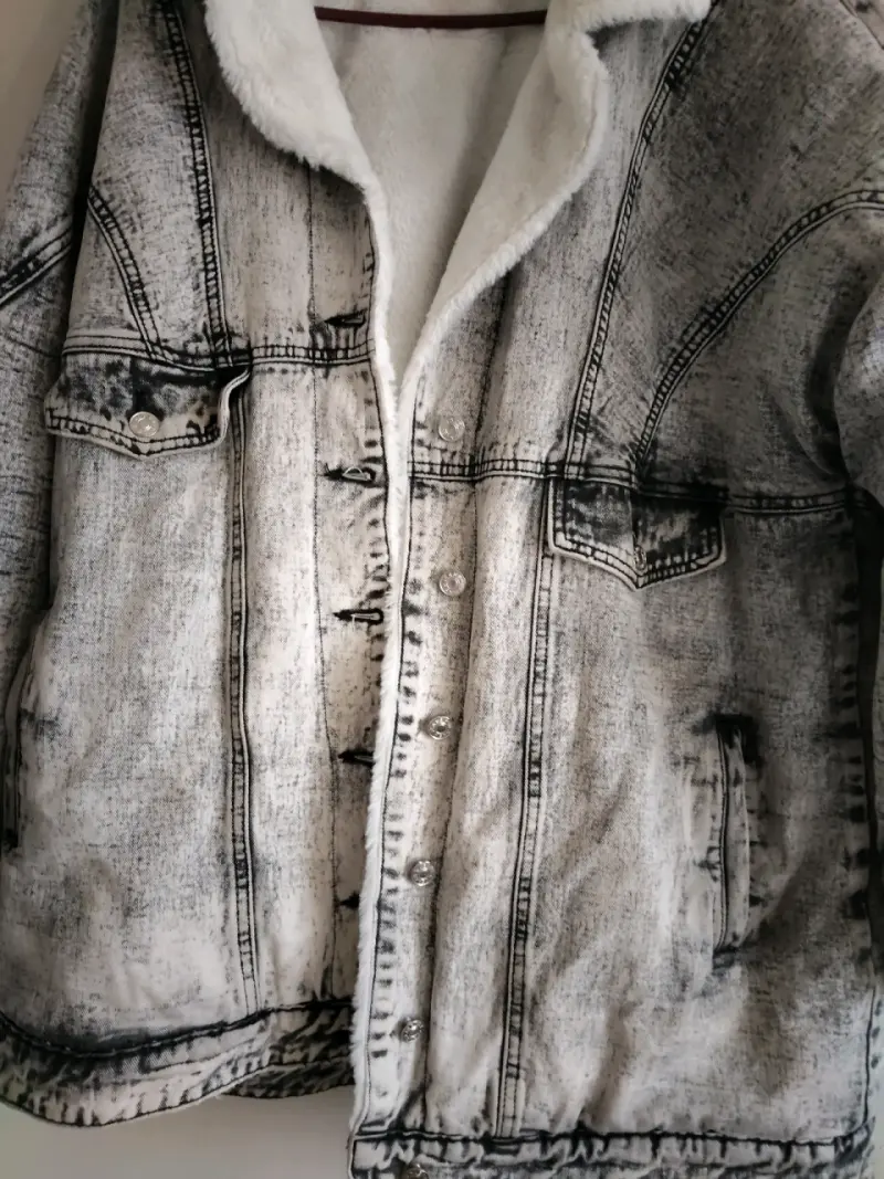 Chaqueta de mezclilla gris - 2