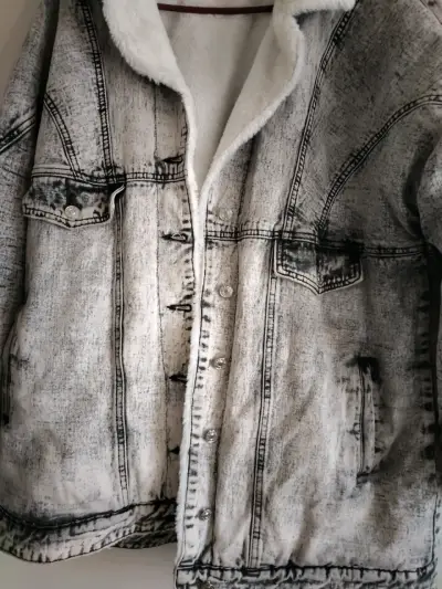 Chaqueta de mezclilla gris - miniatura 2