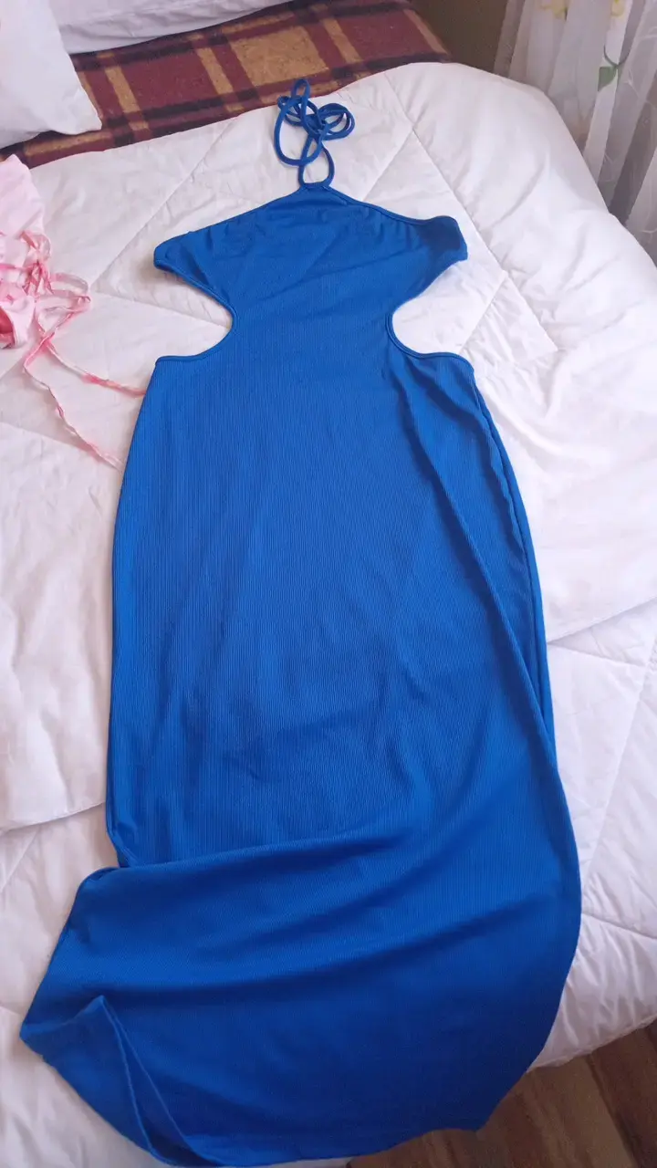 Vestido azul sin mangas Shein talla XL - 1
