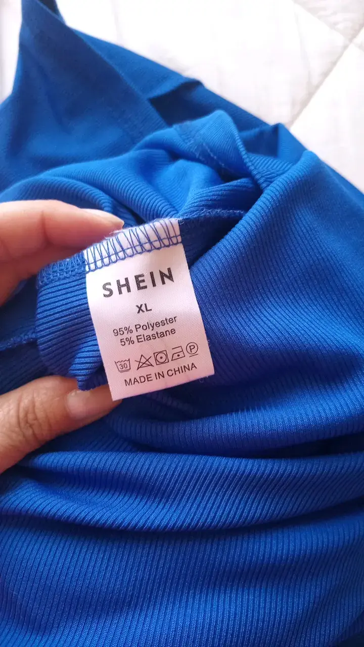 Vestido azul sin mangas Shein talla XL - 4
