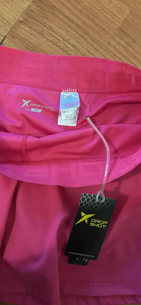Falda deportiva rosa Drop Shot para mujer - 3