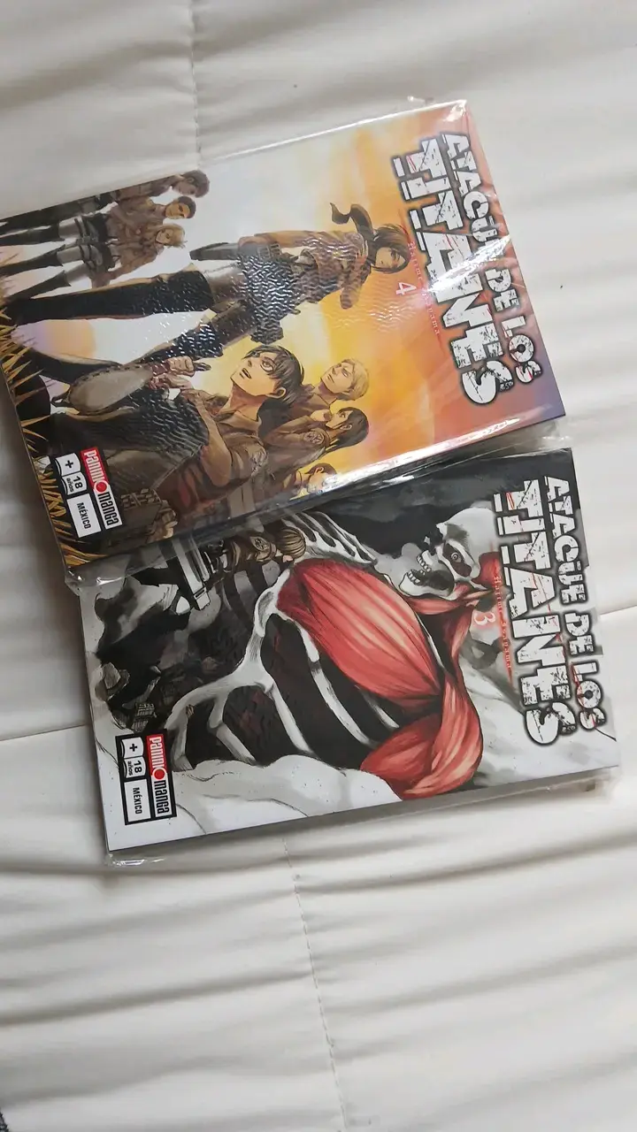 Mangas Attack on titan tomo 3 y 4 - 4