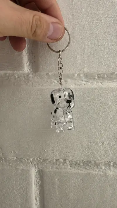 Set Llaveros contenedores de pelito de perritos(5) - miniatura 2