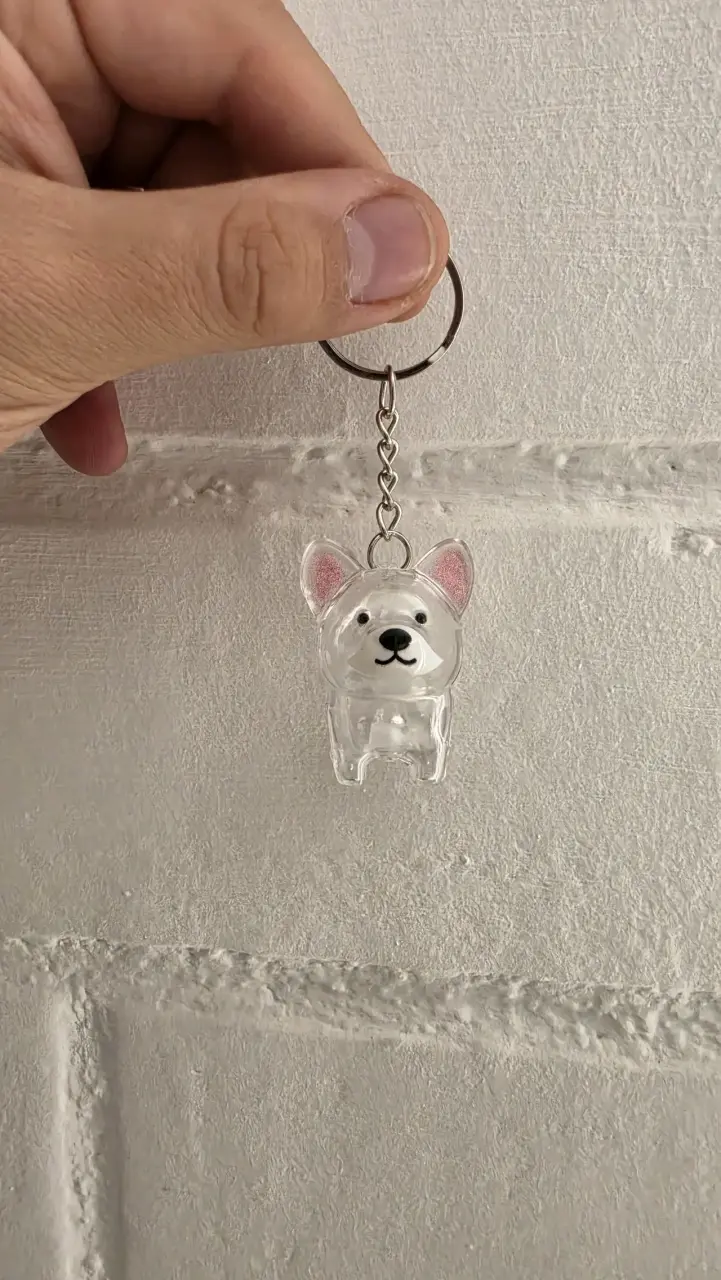 Set Llaveros contenedores de pelito de perritos(5) - 3