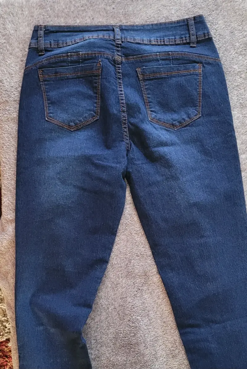 Jeans azul oscuro para mujer Azz - 2