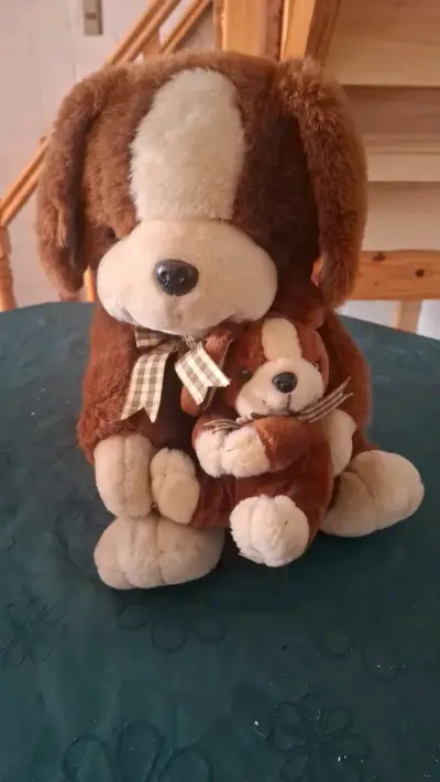 Peluche de mamâ  Osita con cachorro suave y tierno - miniatura 1
