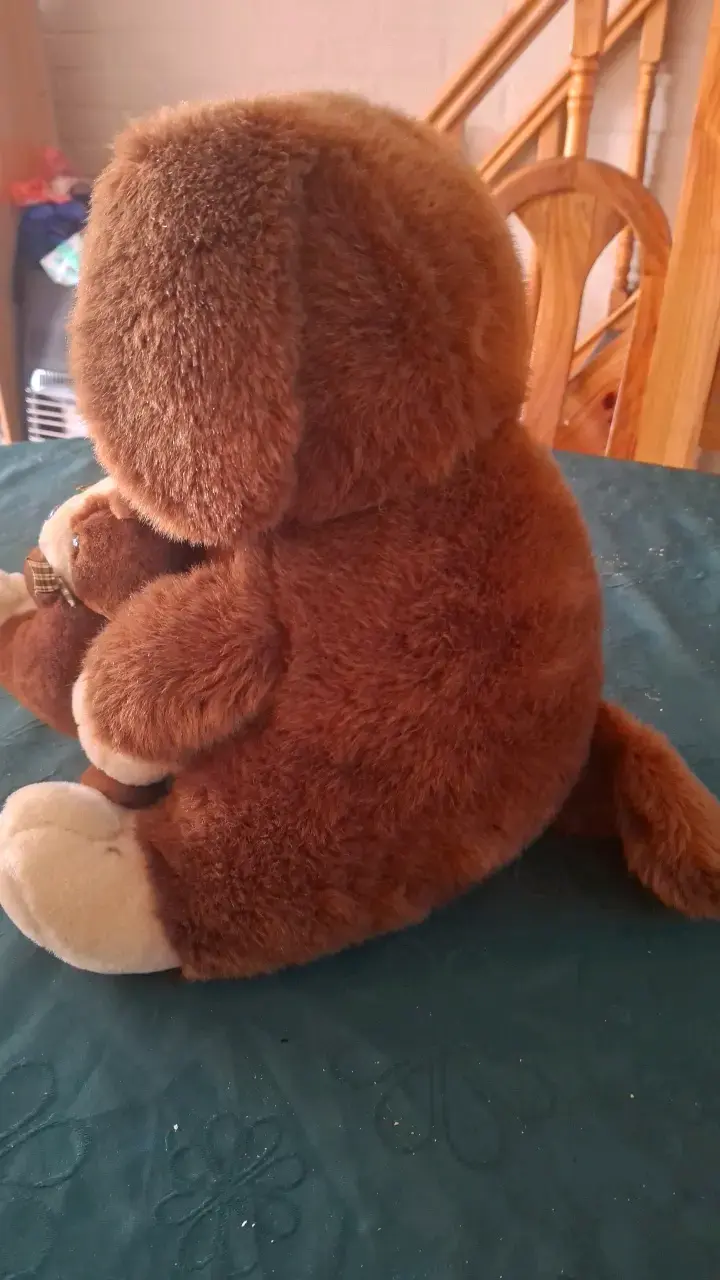 Peluche de mamâ Osita con cachorro suave y tierno - 3