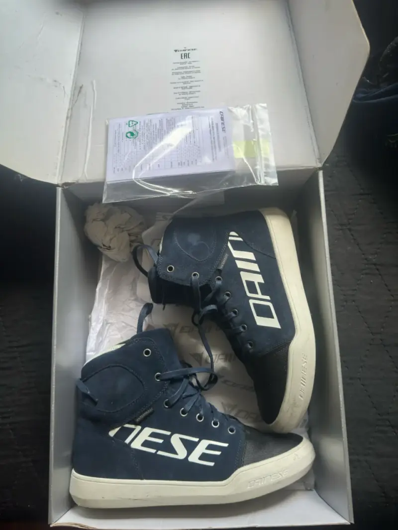REMATE Zapatillas MOTO altas Dainese azul oscuro - 1