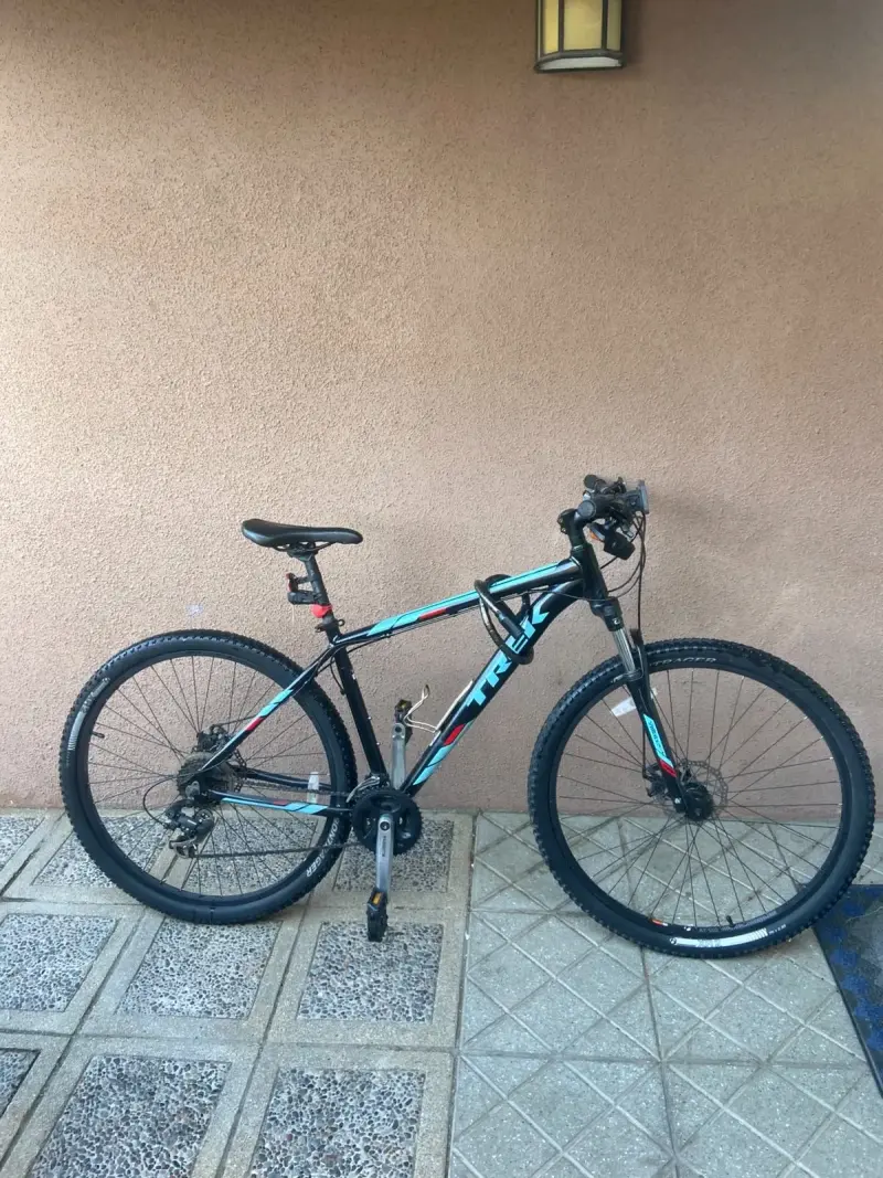 Bicicleta de Montaña Trek Negra y Azul - 3