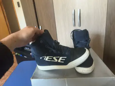 REMATE Zapatillas MOTO altas Dainese azul oscuro - miniatura 3