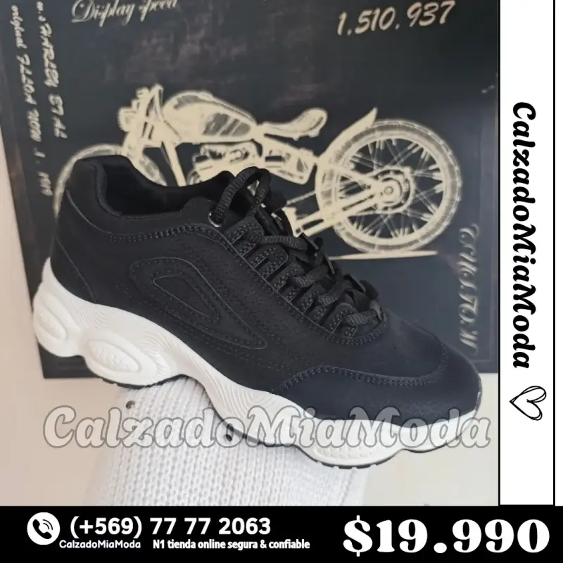 Zapatillas deportivas negras para hombre