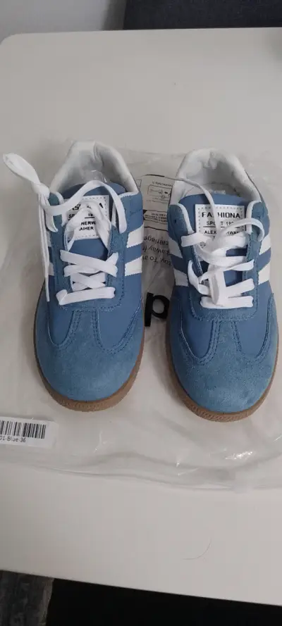 Zapatillas talla 36  deportivas azules para niñ@s - miniatura 1
