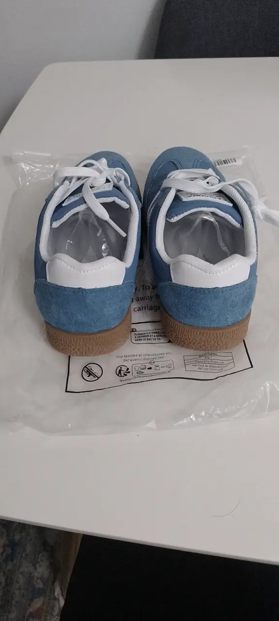 Zapatillas talla 36 deportivas azules para niñ@s - 4