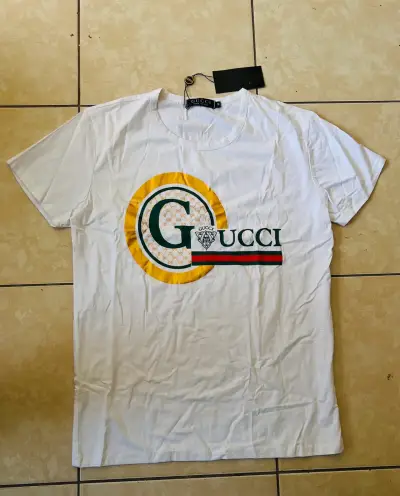 Polera Gucci blanca logo - miniatura 1