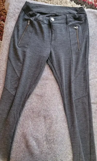 Pantalones de mujer gris - miniatura 1